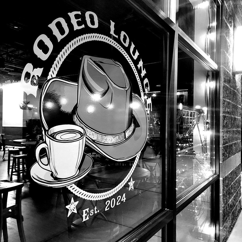 rodeo lounge window vinyl